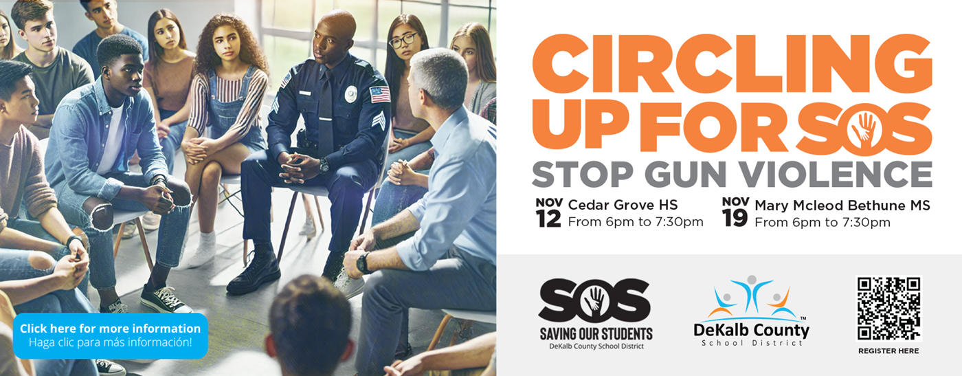 Circling Up for SOS Stop Gun Violence Event 